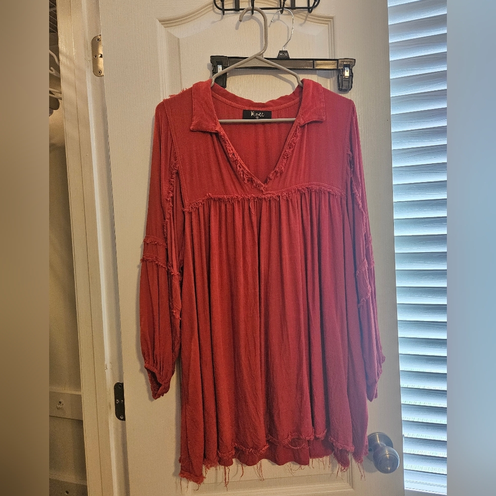 Meritt Mini Shirt Dress Tunic